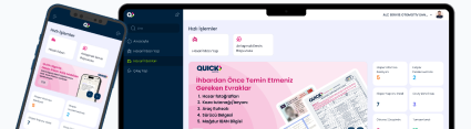 Hasar İhbar Portalı mobil ve masaüstü arayüzü